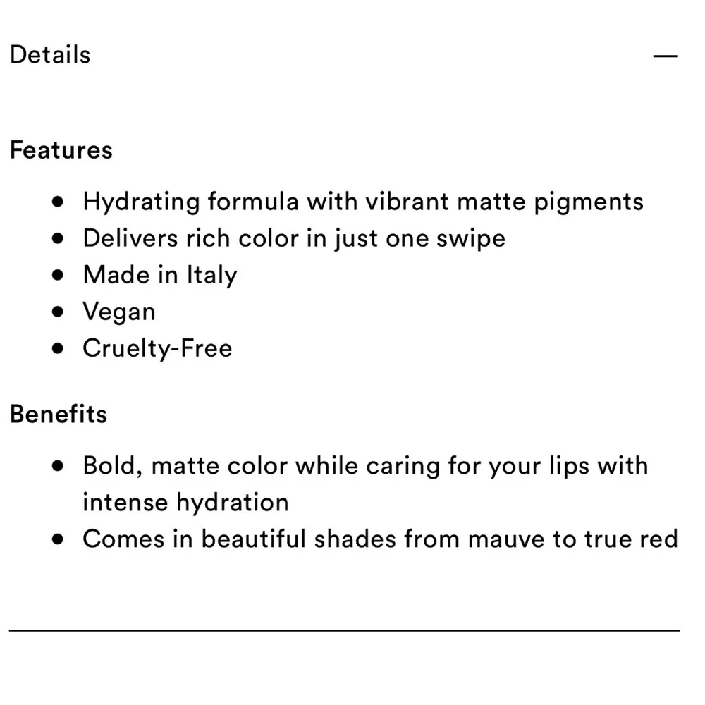 Milani Bold Color Statement Matte Lipstick - Picture 5 of 5